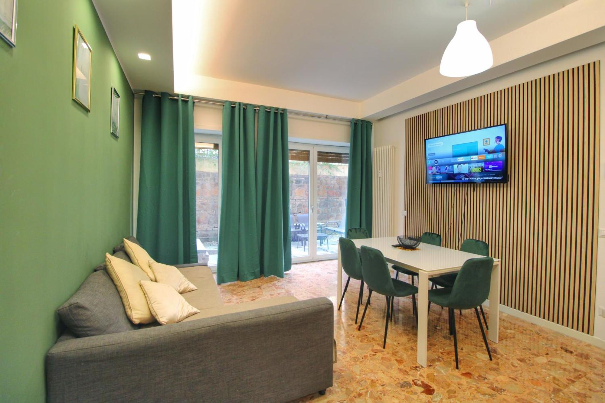 Delicious 2 Bed Room Apartment And Garden By Yh 로마 외부 사진